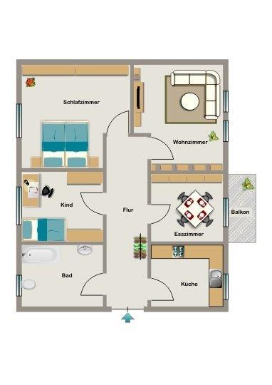 Bringen Sie Ihr Herz mit, es wird sich wohlfühlen! 3.5 zimmer