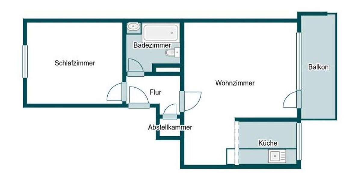 Etagenwohnung Essen Burgaltendorf - 4 Zimmer, 104 m&sup2;, 249.000&euro; | Angebot:25141573