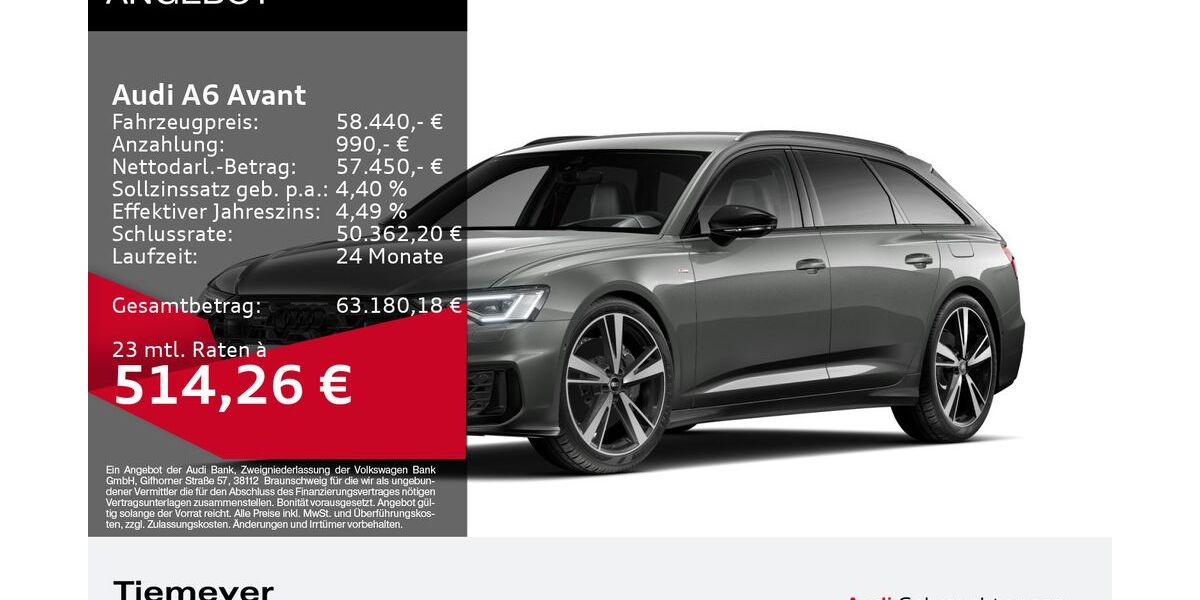 Audi A6 8.318 km 56.880 &euro; Bochum 44809