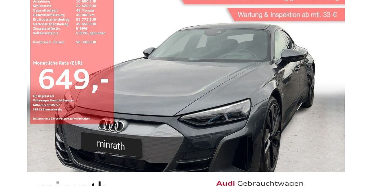 Audi e-tron GT 33.920 km 55.070 &euro; Moers-Hülsdonk 47441