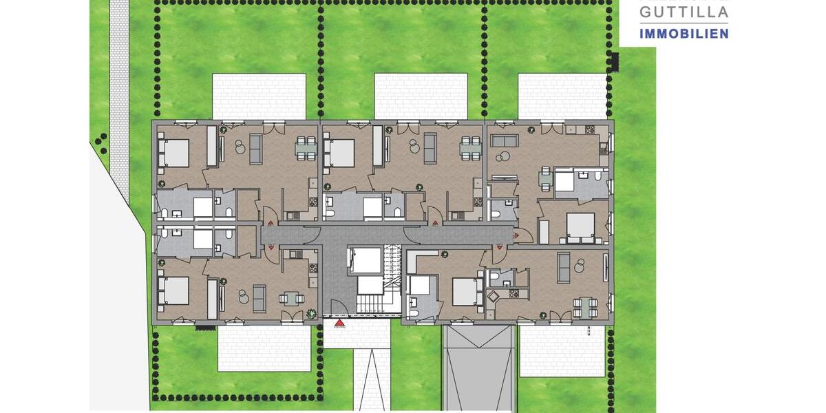 Exkusive 2,5 Zimmer Erdgeschosswohnung zur Miete-Erstbezug 2 zimmer