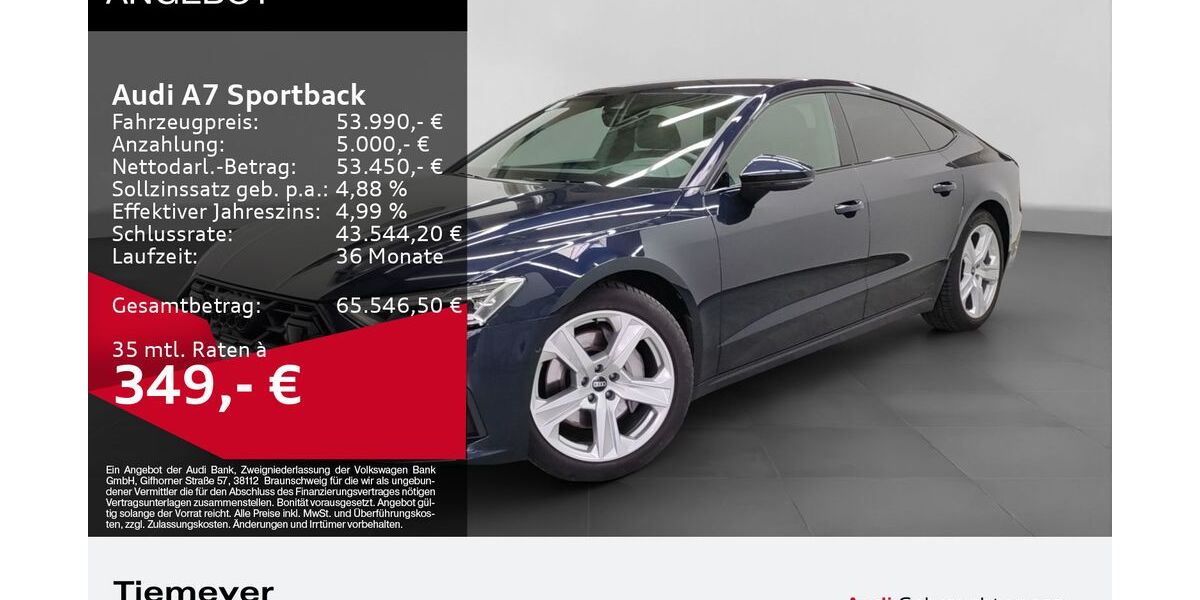 Audi A7 26.348 km 51.990 &euro; Bochum 44809