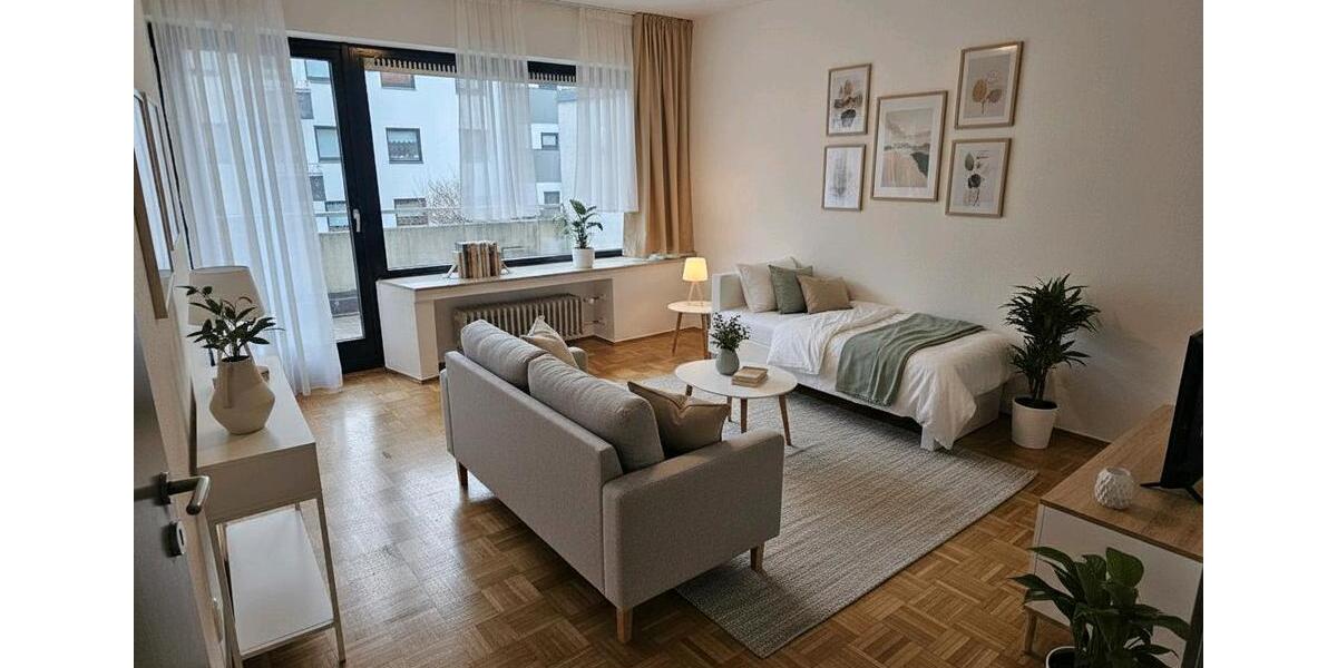 Helle 1‑Zimmer‑Wohnung mit Balkon & Einbauküche in Gladbeck 1.5 zimmer