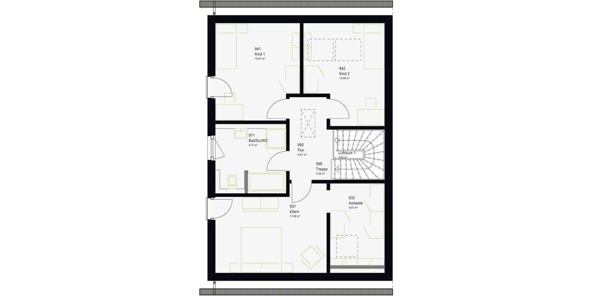 Einfamilienhaus Gladbeck Brauck - 4 Zimmer, 153 m&sup2;, 488.600&euro; | Angebot:26867457
