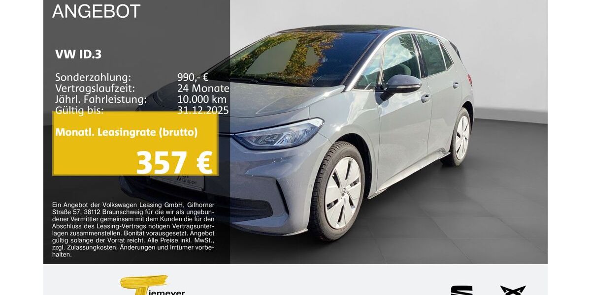 VW ID.3 22.606 km 27.450 € Gelsenkirchen OT Beckhausen 45899