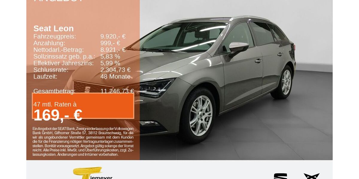 Seat Leon 124.206 km 9.490 &euro; Bochum 44809