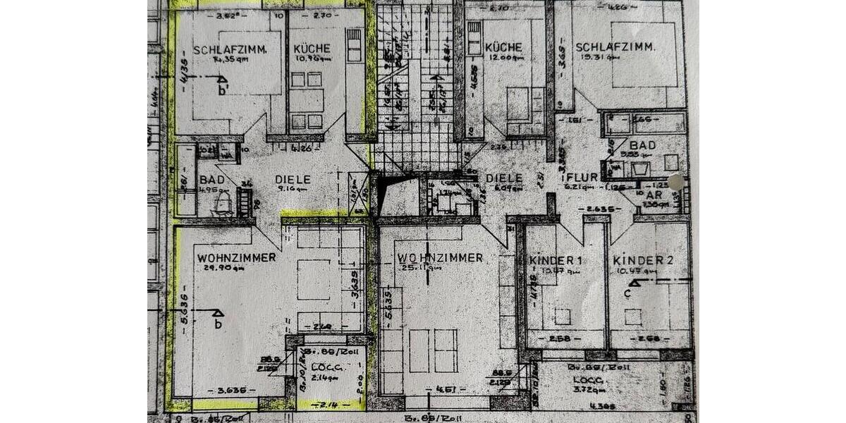 Etagenwohnung Wülfrath - 2 Zimmer, 72 m&sup2;, 169.000&euro; | Angebot:25713584
