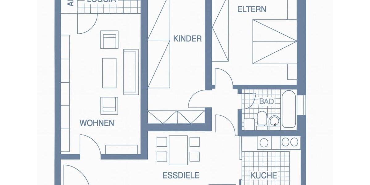 Ruhige 3-Zimmer-Wohnung mit Südbalkon & Top-Aussicht 3 zimmer