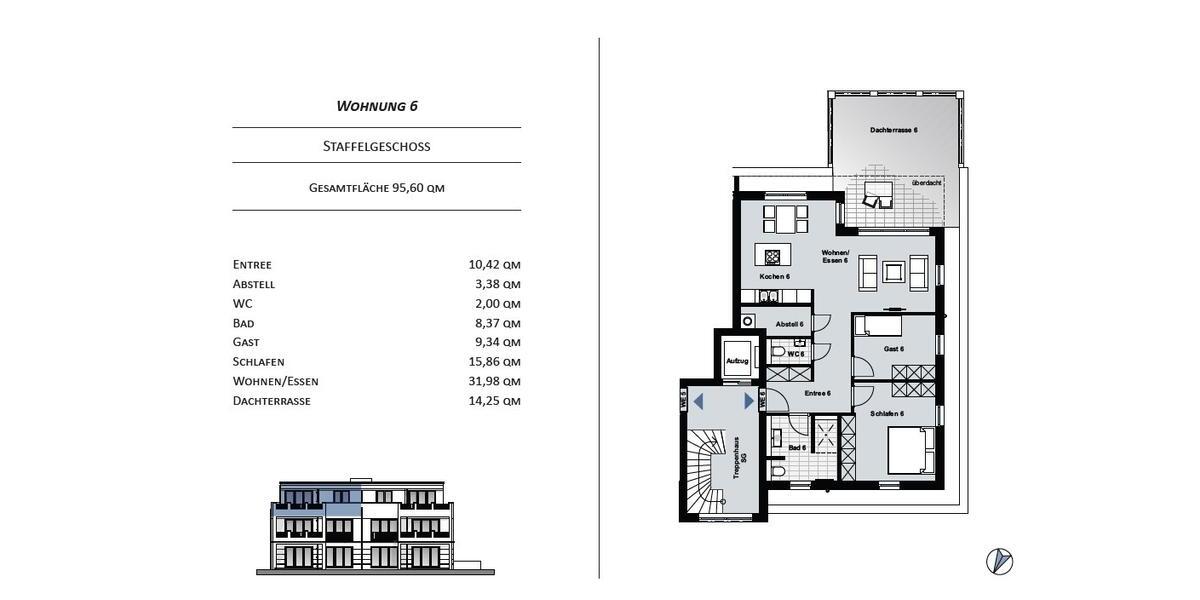 Ihre Wohlfühl-Oase zum Erstbezug: Kleines Penthouse in Ratingen Hösel 3 zimmer