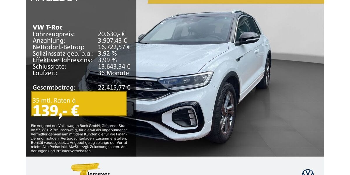 VW T-Roc 67.390 km 20.330 &euro; Recklinghausen 45663