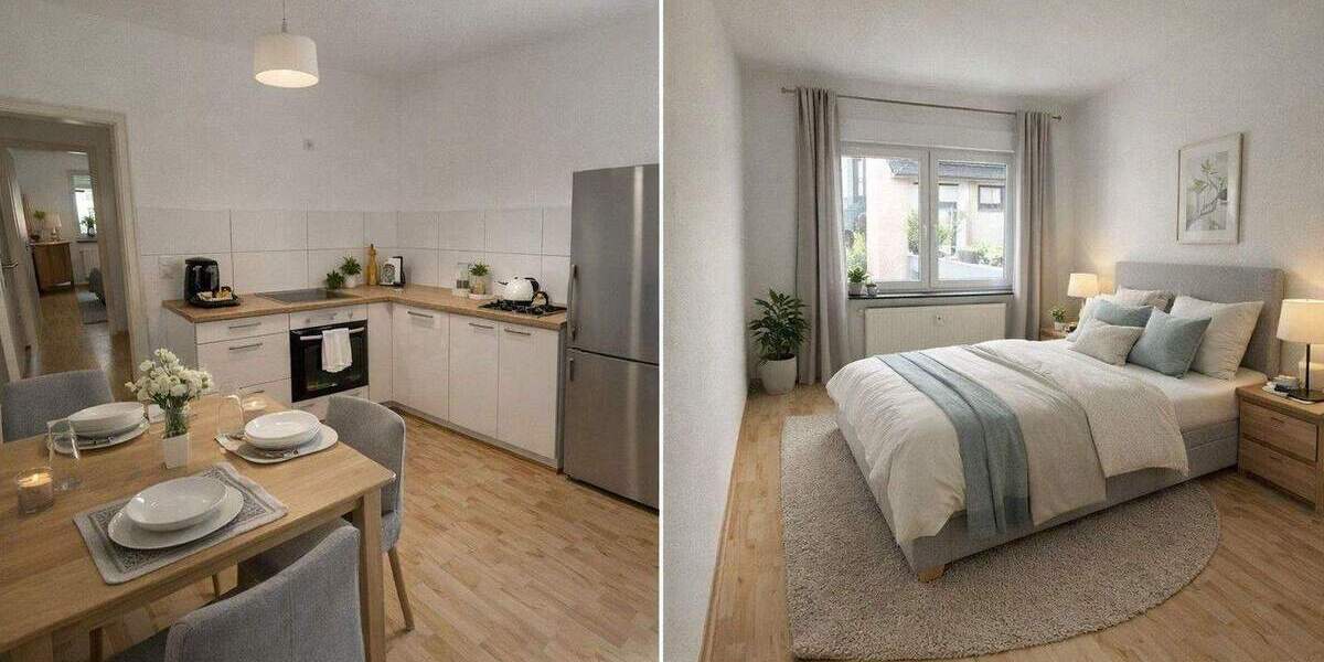 Moderne 2,5 Zimmer Wohnung . 55m2 . Renoviert . Alt Wetter 2 zimmer