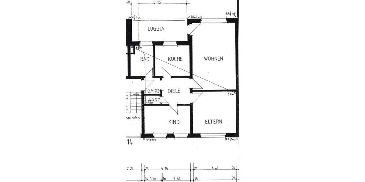Etagenwohnung Voerde (Niederrhein) - 3 Zimmer, 78 m&sup2;, 575&euro; | Angebot:25764285