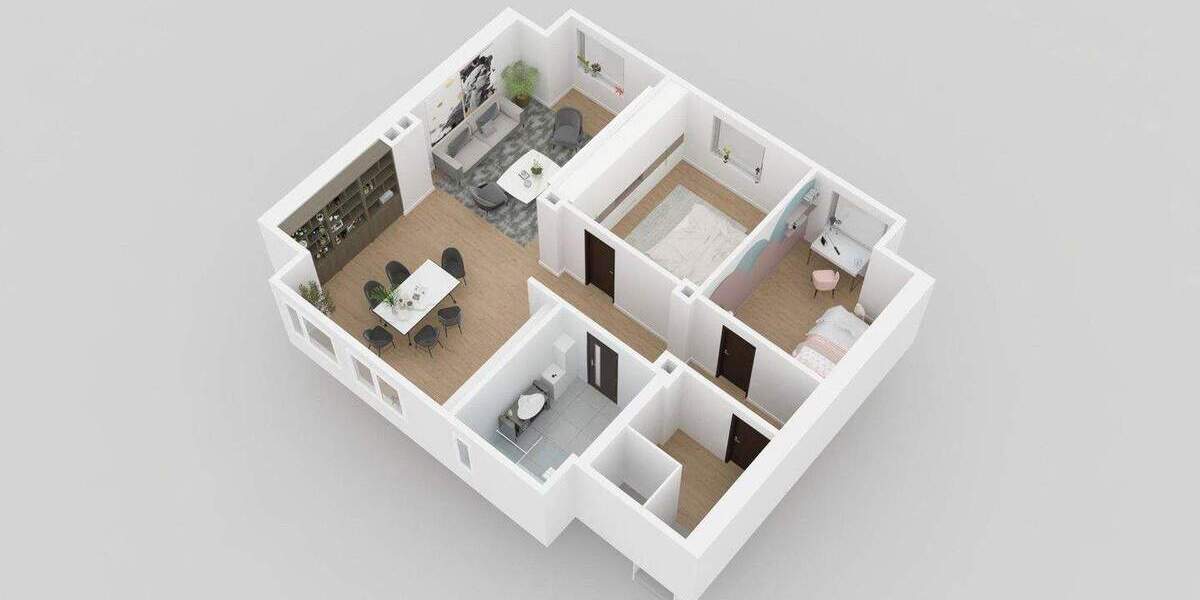 Kernsanierte Dachgeschoss Wohnung in Gelsenkirchen zum Verkauf 3 zimmer