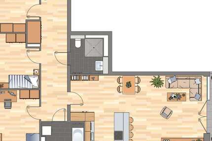 Wohnung Essen Südviertel - 4 Zimmer, 118 m&sup2;, 1.479&euro; | Angebot:27485752
