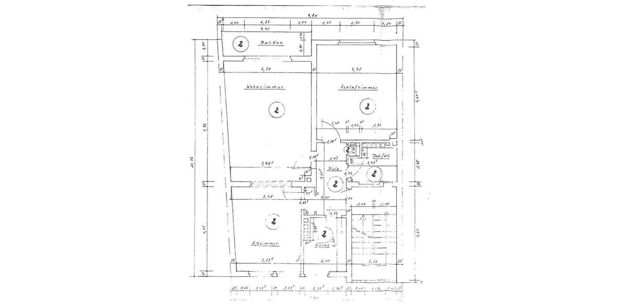 Etagenwohnung Duisburg Duisburg-Mitte - 3.5 Zimmer, 77 m&sup2;, 179.000&euro; | Angebot:27452053