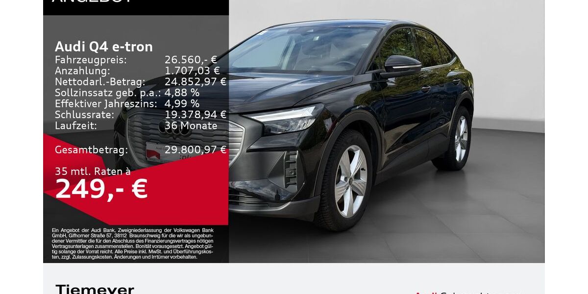 Audi Q4 e-tron 14.290 km 25.380 &euro; Dorsten 46284