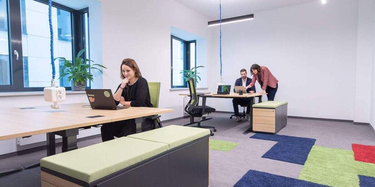 Privater Schreibtisch im sicheren Bereich - 8Bit-Coworking in Mülheim zimmer