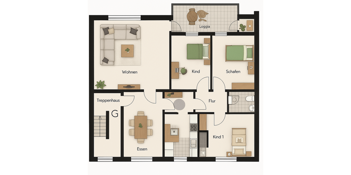 Wohnung zum Kaufen in Essen 420.000 € 115 m² 5.5 zimmer