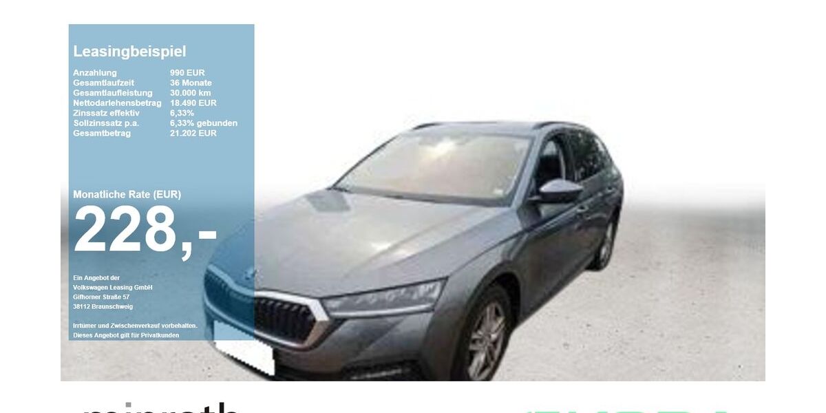 Skoda Octavia 77.811 km 18.490 &euro; Duisburg-Rheinhausen 47226