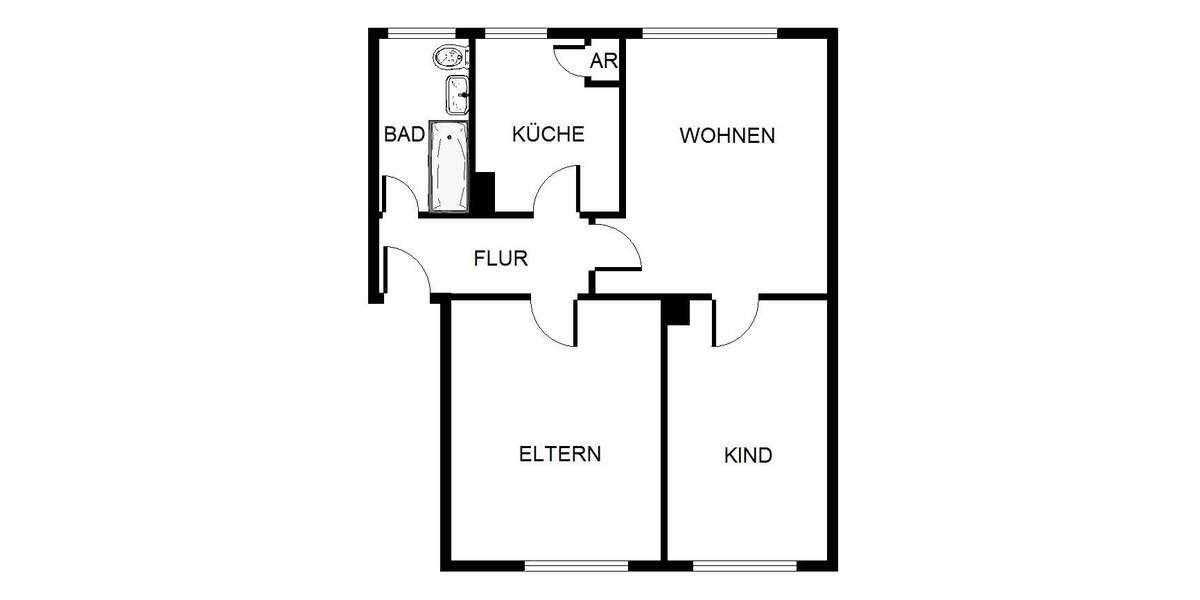 Wohnung zum Mieten in Herne 409 € 49.97 m² 3 zimmer