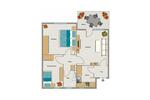 Erdgeschoßwohnung Duisburg Walsum - 3.5 Zimmer, 60 m&sup2;, 575&euro; | Angebot:26358528