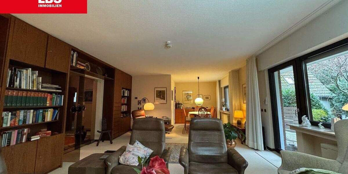 Große Erdgeschosswohnung mit Balkon, Gartenblick und Garage! 3 zimmer