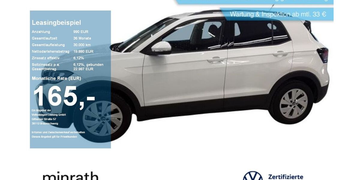 VW T-Cross 6.492 km 19.880 &euro; Moers 47441