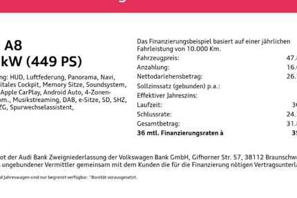 Audi A8 65.177 km 47.888 &euro; Wuppertal 42109