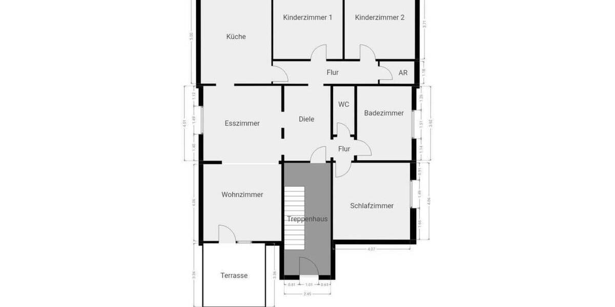 5,5 Zimmer - Terrasse - kernsaniert - inkl. Einbauküche - Stellplatz 5 zimmer
