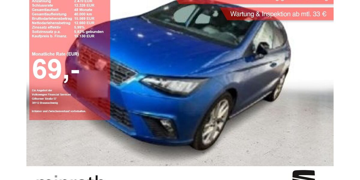 Seat Ibiza 21.811 km 14.360 &euro; Moers-Hülsdonk 47441