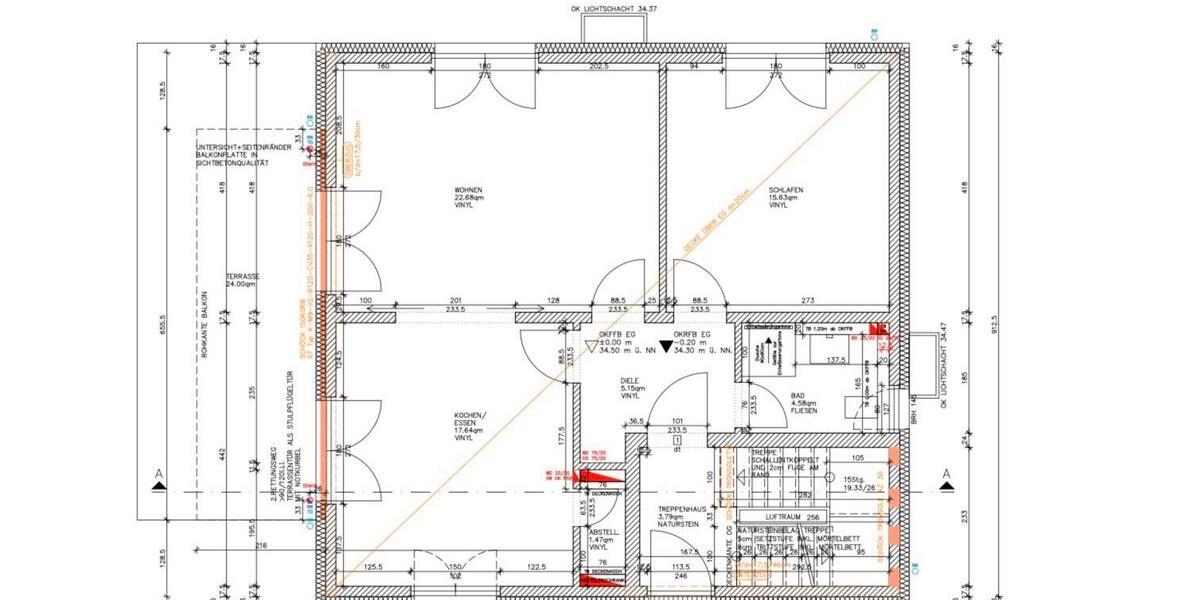 Erdgeschoßwohnung Duisburg Großenbaum - 2 Zimmer, 71 m&sup2;, 395.000&euro; | Angebot:26958685