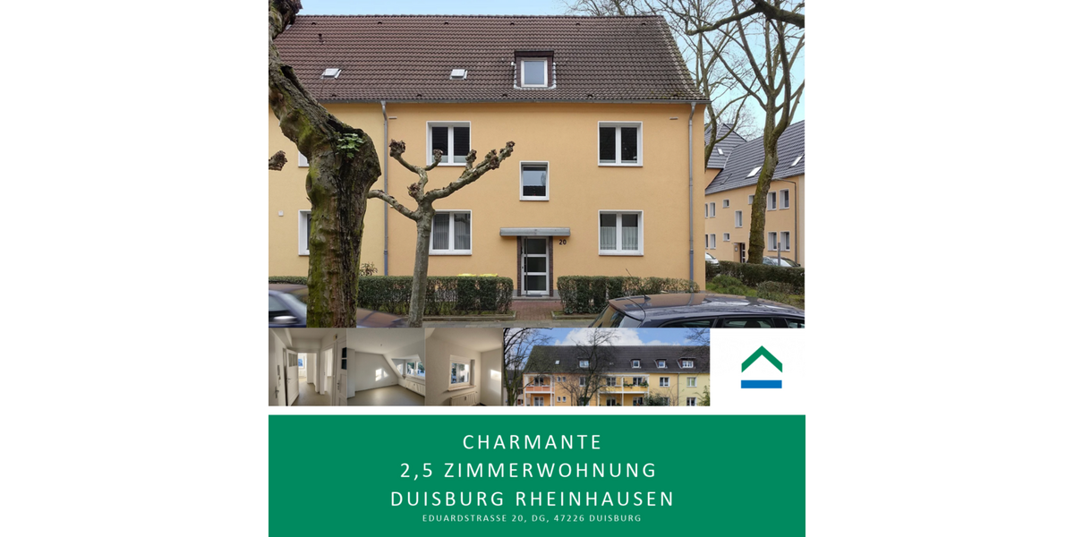 Etagenwohnung Duisburg Rheinhausen - 2.5 Zimmer, 41 m&sup2;, 284&euro; | Angebot:27488972