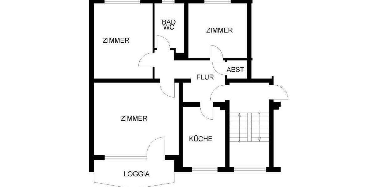 Wohnung in Herne-Baukau mit Balkon 3.5 zimmer