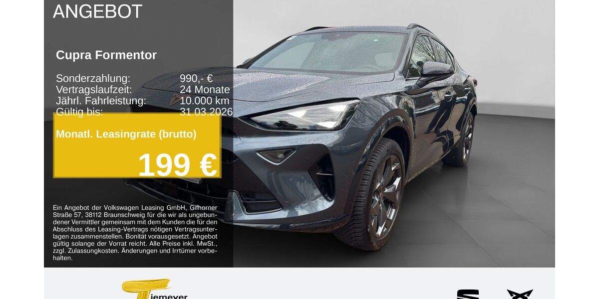 Cupra Formentor 21.368 km 32.050 &euro; Recklinghausen 45663
