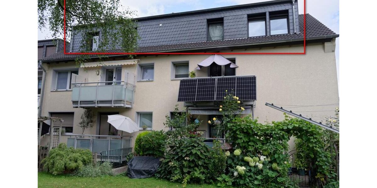 Dachgeschoßwohnung Oberhausen Biefang - 4 Zimmer, 96 m&sup2;, 239.000&euro; | Angebot:26940519