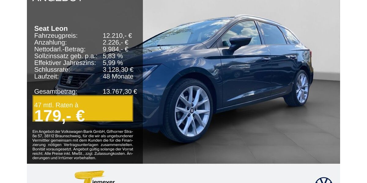 Seat Leon 86.280 km 11.630 &euro; Bochum 44892