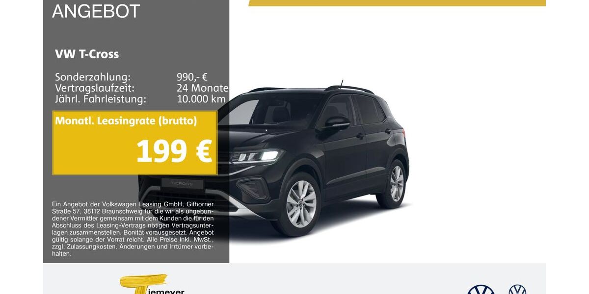 VW T-Cross 21.111 km 23.690 &euro; Marl 45770