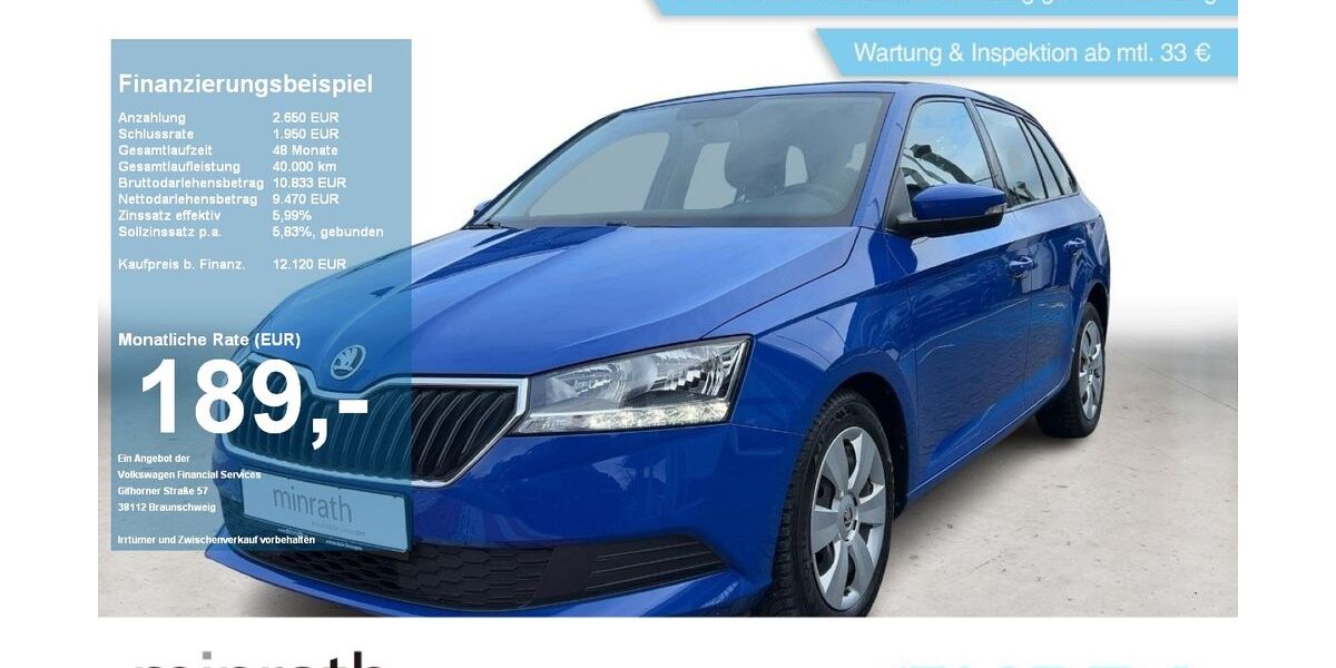 Skoda Fabia 59.875 km 11.370 &euro; Moers 47441