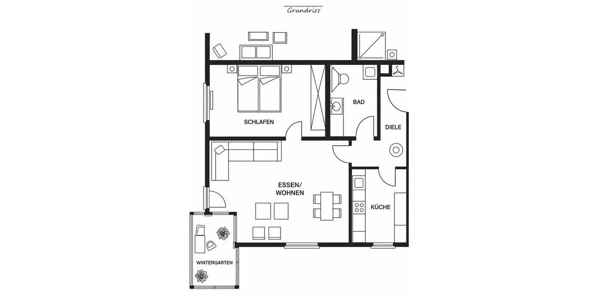 Etagenwohnung Gelsenkirchen - 2.5 Zimmer, 64 m&sup2;, 120.000&euro; | Angebot:27462431
