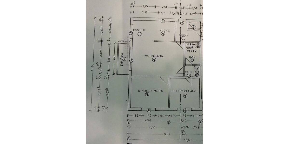 Etagenwohnung Herne Gysenberg - 3 Zimmer, 91 m&sup2;, 500&euro; | Angebot:26916770