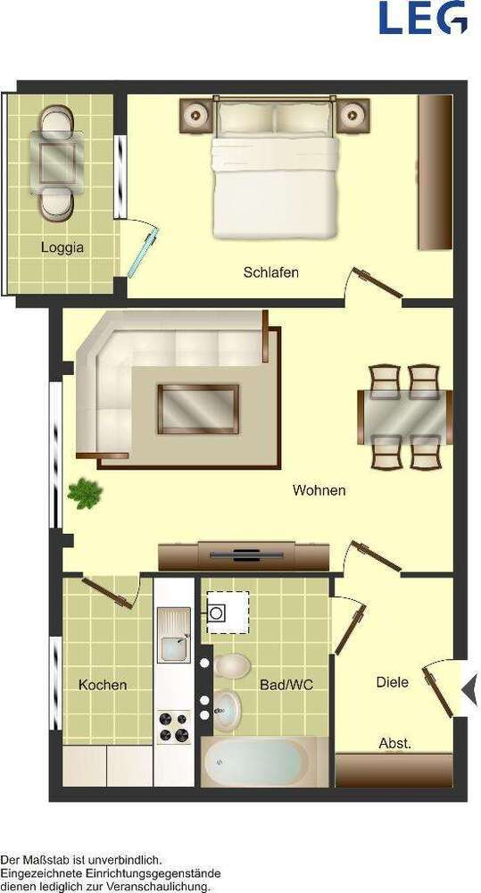 Wohnung zum Mieten in Solingen 326,09 € 56.58 m²