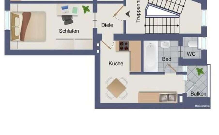 Wohnung zum Mieten in Wuppertal 427 € 40 m²