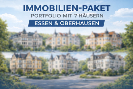 Sieben Mehrfamilienhäuser in Essen und Oberhausen - Ein Eigentümer 1 zimmer