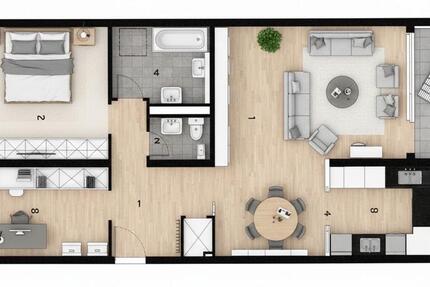 Wohnung Wuppertal Arrenberg - 3 Zimmer, 86 m&sup2;, 248.500&euro; | Angebot:25209359