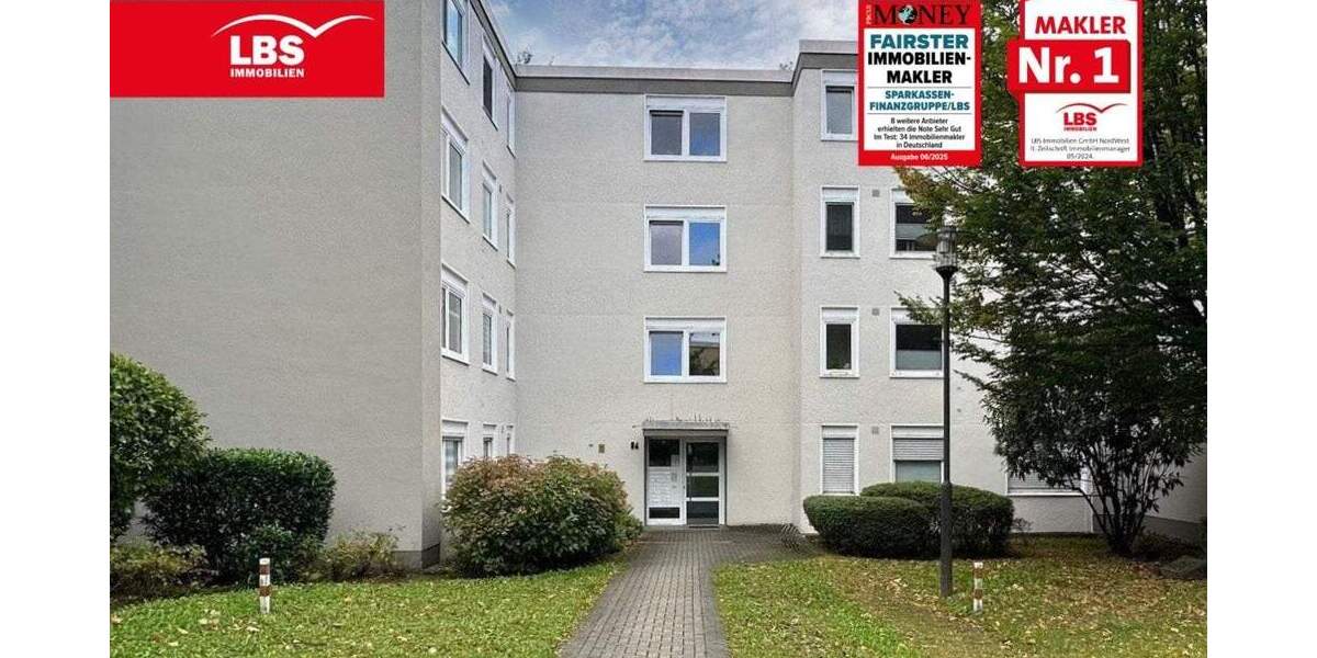 400 Meter bis zum See - Schöne 72 m² ETW mit Balkon & Garage in E-Heisingen 3 zimmer