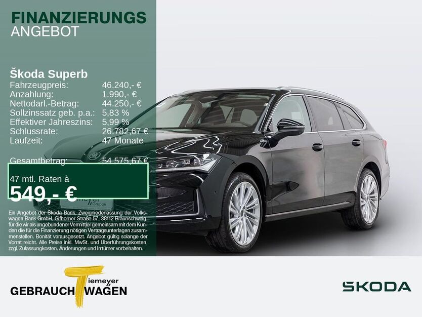 Skoda Superb 6.410 km 46.240 € Bochum 44809