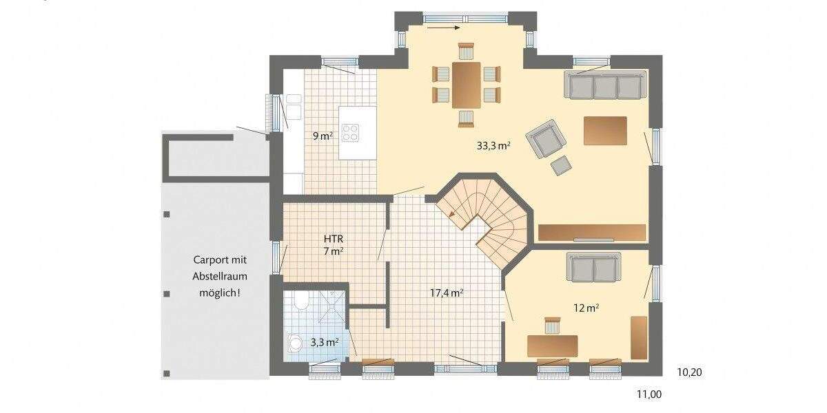 Einfamilienhaus Essen Burgaltendorf - 6 Zimmer, 123 m&sup2;, 665.000&euro; | Angebot:25675509