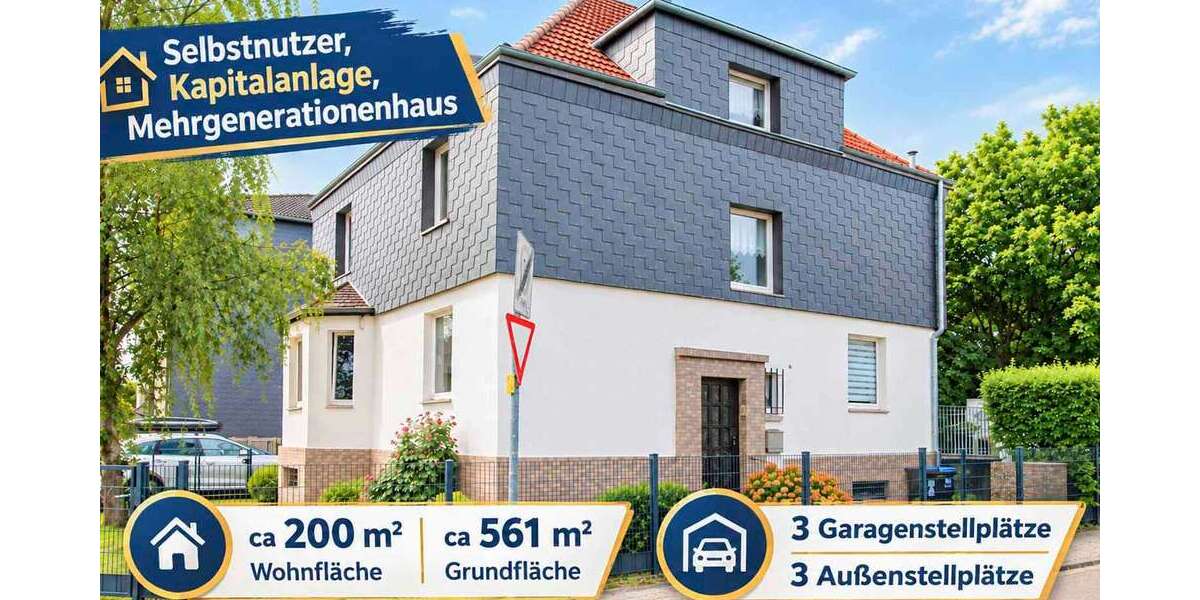 Einfamilienhaus Mülheim an der Ruhr Dümpten - 8 Zimmer, 160 m&sup2;, 550.000&euro; | Angebot:27482356