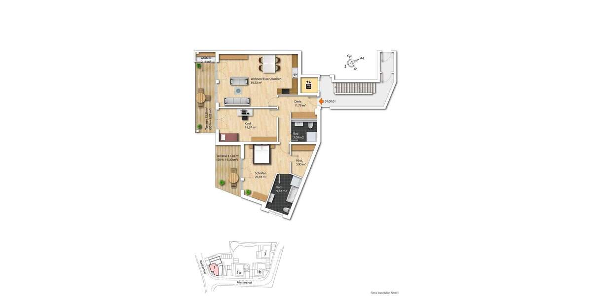 Exklusives Wohnen im Rumbachtal 3 zimmer