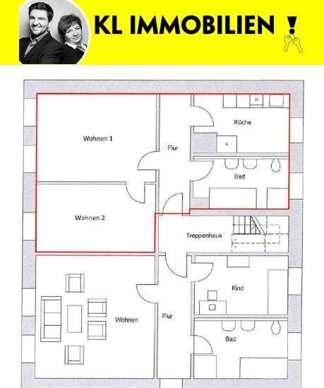 Es erwartet Sie eine renovierte Wohnung mit Einbauküche! 2 zimmer